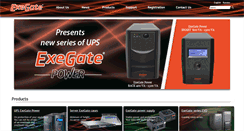 Desktop Screenshot of exegate.com