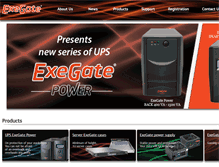Tablet Screenshot of exegate.com